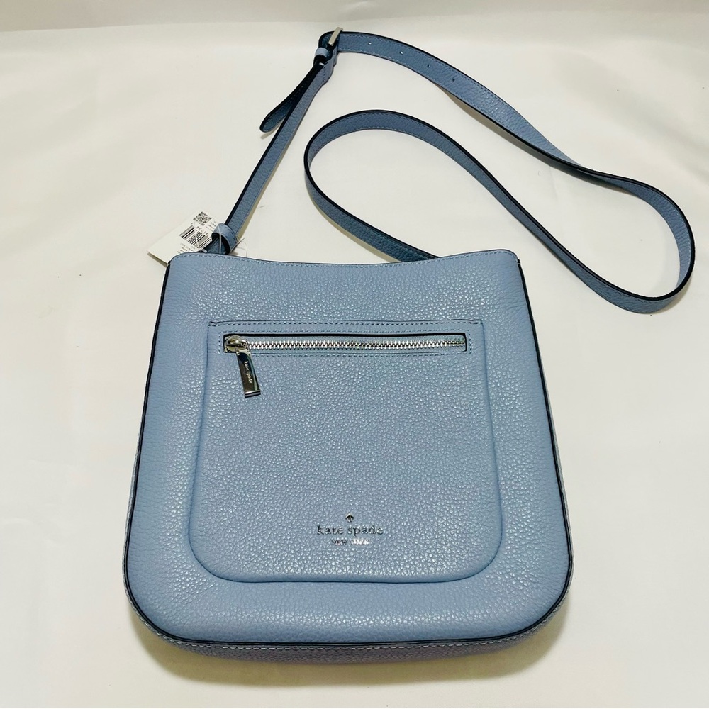 Kate Spade New York Leila Top Zip Leather Crossbody, NWT